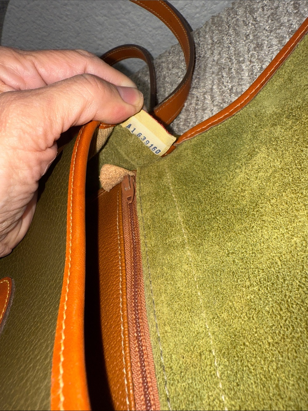 Rare Vintage Dooney & Bourke Olive Equestrian Tack Crossbody Saddle Bag - Picture 12 of 14